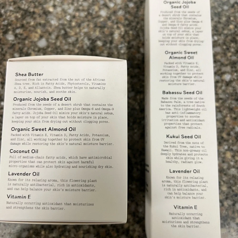 🆕Kourtney Barker Wellness Co. body Butter and Oil Duo::NIB::Jojoba*Sweet Almond